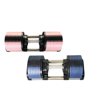 Ensemble d'haltères hexagonaux professionnels 100lbs en acier massif robuste avec équipement <span class=keywords><strong>de</strong></span> <span class=keywords><strong>musculation</strong></span> réglable à barre moletée - Product Image 2