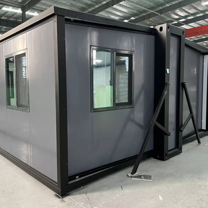 Casa Container Prefabbricata Completamente Arredata a Installazione Rapida, 2 Camere da Letto, 1 Bagno, Pieghevole ed Espandibile con Pannello Solare - Product Image 1