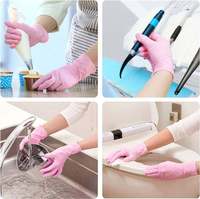 Gants en nitrile jetables épais de 4 mil, 100 pièces, sans latex, sans poudre, sans silicone, texture lisse pour usage dentaire/cuisine/médical