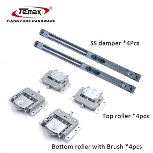 <span class=keywords><strong>Quincaillerie</strong></span> de <span class=keywords><strong>porte</strong></span> coulissante pour <span class=keywords><strong>placard</strong></span> TEMAX MFL05, très vendue - Product Image 2