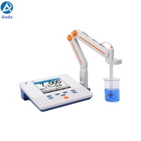 pH-mètre numérique portable de table industriel Aoda PH400F, en plastique, étanche IP54, précision 0,001 pH, écran tactile LCD 5,7 pouces