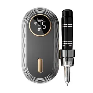 Perceuse à ongles électrique Portable sans fil, rechargeable, Machine de manucure et pédicure, 35000 tr/min