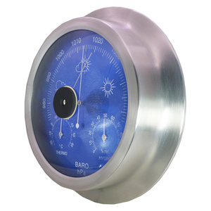 Diamètre 228 <span class=keywords><strong>baromètre</strong></span> en acier inoxydable avec thermohygromètre - Product Image 2