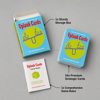 Jeu de cartes stratégique personnalisé professionnel, cartes en papier noir 350GSM avec logique équilibrée pour l'apprentissage des mathématiques, OEM