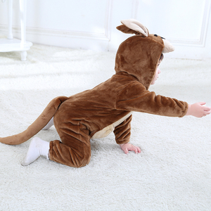 TONWHAR Mapache Canguro Disfraces niños onesie <span class=keywords><strong>Kigurumi</strong></span> Animal Mamelucos Bebé - Product Image 3