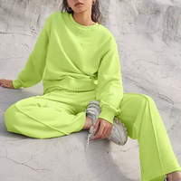 L800874 Ensemble de jogging personnalisé pour femmes, tenues deux pièces, vêtements pour femmes, ensemble de jogging de sport, survêtement brut, vêtements d'entraînement pour le fitness