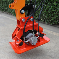 Placa Vibradora Compactadora para Miniexcavadora con Bomba, Componente Principal, Apta para 1-4 Toneladas