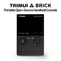 Trimui Brick Console de jeu portable 3.2 ''IPS écran Linux système Trimui UI métal panneau arrière clé LED éclairage Console de jeu
