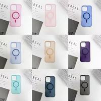 Coque de téléphone portable magnétique en PC rigide dépoli antichoc pour iPhone 16 15 Pro Max, compatible avec la recharge sans fil, vente en gros