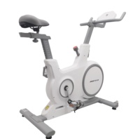 Bicicleta de Ejercicio con Resistencia Magnética de Electricidad Autogenerada, Perilla Inteligente, Volante de Inercia de 6 kg, Capacidad de 120 kg, para Belleza Corporal, Cardio y Ciclismo