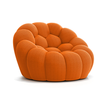 Ensemble de canapé-lit convertible en tissu, forme bulle, lit de repos rond en forme de nuage, pour salon, chambre, hôtel, centre commercial, mobilier