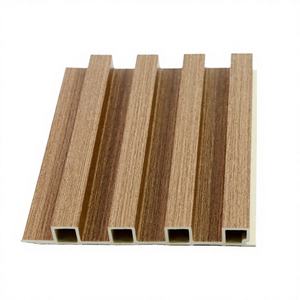 Panel de Pared Ranurado WPC de Fácil Instalación, Panel de Pared WPC de Madera de Alta Calidad, Paneles de Revestimiento para Decorar Paredes de <span class=keywords><strong>Fondo</strong></span> - Product Image 3