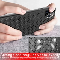 Coque de téléphone tissée de créateur de luxe pour iPhone 11 XSmax XR X 7 8 6 11 Pro Max Plus Housses de téléphone portable en gros