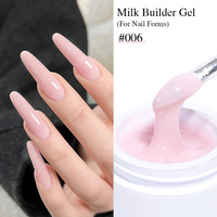 ZRKGEL Gel de Construction Professionnel 9 Couleurs Indolore pour Extension d'Ongles, Gel de Construction Longue Durée, Kit de Vernis à Ongles pour Salon