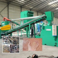 Granulateurs de fil de cuivre, aluminium et acier inoxydable OEM, entraînés par moteur, haute pureté 99,99 %, machine de recyclage de fil de cuivre usagé