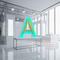 Letrero Publicitario Personalizado con Letras de Espejo Infinito LED 3D, Acrílico Multicapa, Impermeable, DC 12V, Color y Forma Personalizables, Comercial