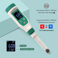 Verlicht LCD-scherm Bluetooth PH-meter ATC Hoge Nauwkeurigheid PH-tester voor huid, fruit en huidverzorgingsproducten