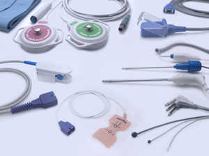 Sonde médicale <span class=keywords><strong>PAMO</strong></span> II Spo2, capteur de surveillance Spo2 à clip pour doigt adulte de 3 mètres, compatible avec le moniteur MEK - Product Image 3