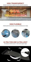 Mur publicitaire en verre HD Film de verre ultra fin Transparent Affichage de rideau LED P2.5P3.91P6 Écran LED P8 pour vitrine de magasin Auto