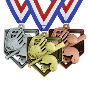 Medallas personalizadas de oro para chef, fitness, grabado, natación, voleibol, lucha académica, con acabado de cintas metálicas - Product Image 1