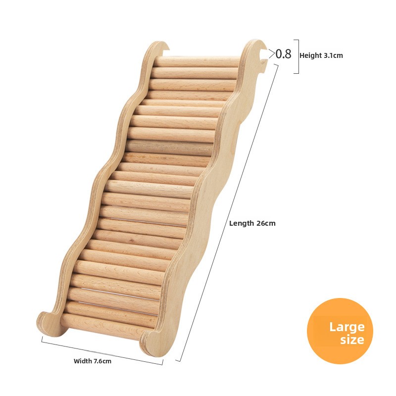 Wave-shaped climbing ladder (large size) 26*7.6cm