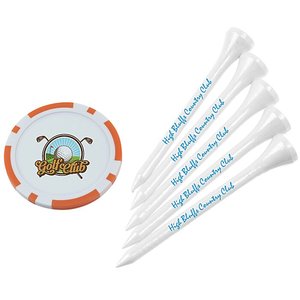 Tee de Golf con Logotipo Personalizado, Chip de Póker, 2, 3, 4 Pulgadas, Novedoso Accesorio Deportivo de Plástico para Práctica, Regalo Promocional, Obsequio Corporativo, Venta al por Mayor - Product Image 4