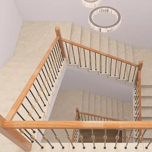 Tiang tangga tempa besi tempa luar ruangan kualitas tinggi baru pagar tangga <span class=keywords><strong>Newel</strong></span> Post desain logam tahan lama plastik - Product Image 4