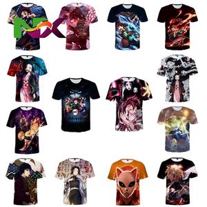 Camiseta CLIKKY SPORTS 2025 con Estampado Personalizado de Demon Slayer <span class=keywords><strong>Kimetsu</strong></span> <span class=keywords><strong>No</strong></span> <span class=keywords><strong>Yaiba</strong></span>, Camiseta de Anime de Verano para Jóvenes - Product Image 2