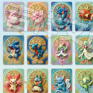 Tarjetas Metálicas en Relieve de Pokémon, Tarjetas Coleccionables de Acero Inoxidable, Tarjetas TCG para Fanáticos, Coleccionistas y Niños, Regalo - Product Image 4