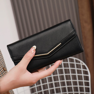 <span class=keywords><strong>Portafoglio</strong></span> Classico da Donna a Tre Ante con Tasca Portamonete, Borsa Organizer Spaziosa per Contanti <span class=keywords><strong>e</strong></span> <span class=keywords><strong>Carte</strong></span> - Product Image 1