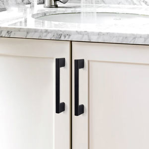 Gagang Kabinet Furnitur Laris Manis, Bahan Aluminium Alloy, Finishing Nikel Brushed, Gagang Tarik untuk Lemari Dapur dan Laci - Product Image 5