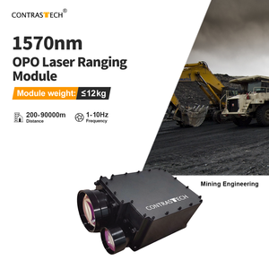 1535nm 1-10Hz 12V göz güvenli lazer telemetre 3km 15km UART 10km lazer mesafe modülü yapısal monitör madencilik mühendisliği için - Product Image 3