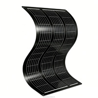 Panneau solaire flexible monocristallin 200W, module solaire portable pour camping-car, camping, bateau, yacht et applications hors réseau