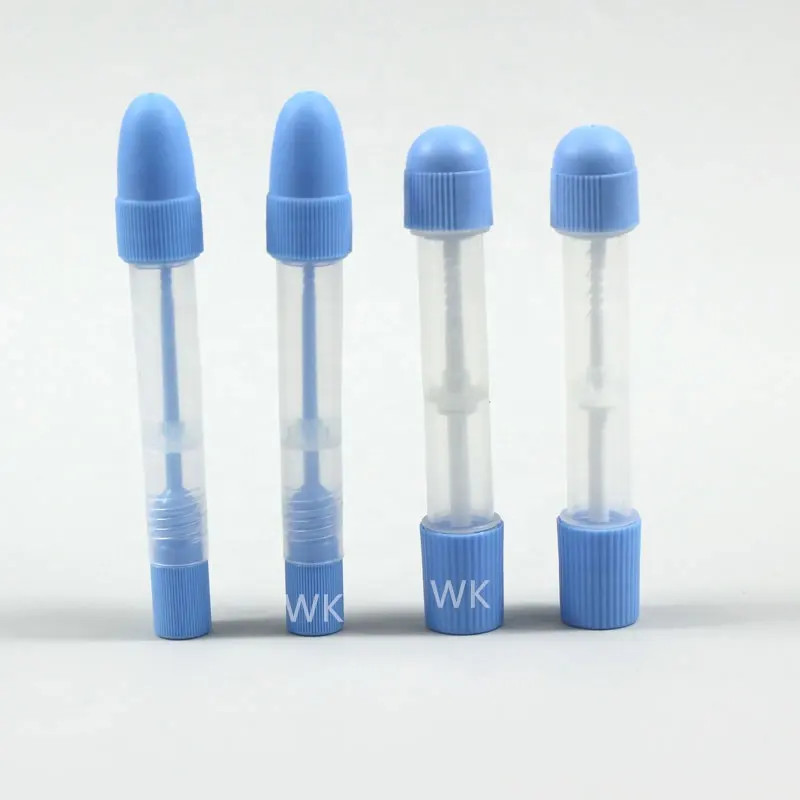 High quality transparent sample 5ml fecal collection tube disposable stool sample cup for collection and testing