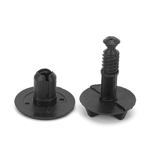 10pcs פלסטיק קליפים לחץ סוג מלשל שחור עבור כיסוי סוללה ופאנל - Product Image 3