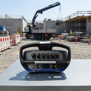 Télécommande sans fil 6 canaux avec arrêt d'urgence, contrôleur de grue étanche IP68, télécommande radio proportionnelle pour grue - Product Image 1