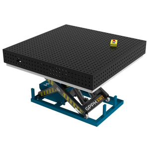 Banc de soudage hydraulique SteelPlus GPPH 1.5x1.48mt, épaisseur 12mm, trous 16mm sur grille 50x50mm - Product Image 1