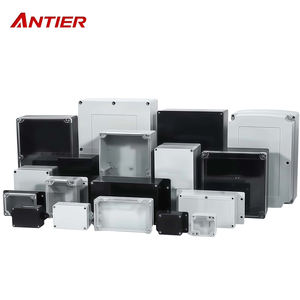 Boîtier de jonction étanche IP67 personnalisé <span class=keywords><strong>Antier</strong></span> pour extérieur, boîtier électronique en plastique ABS, modèle F, provenant de l'usine source - Product Image 1