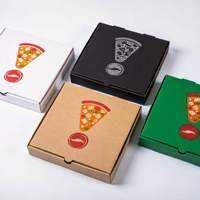Boîte à pizza avec logo personnalisé, emballage jetable pour pizzas surgelées à emporter, boîte à pizza pour pizzas de 10, 12, 14 pouces, carton à emporter