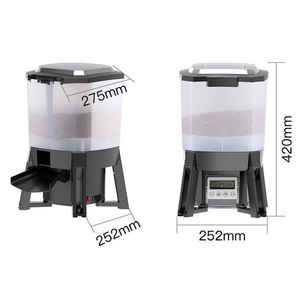 SUNSUN CFF-206 CFF-106 automatique Aquarium Auto <span class=keywords><strong>Koi</strong></span> Timer Goldfish Shrimp Tube 30 Litres Garden <span class=keywords><strong>Fish</strong></span> Pond <span class=keywords><strong>Feeder</strong></span> - Product Image 6