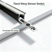 Módulo Sensor de Gestos Infrarrojos de 12V 24V para Cubierta de PC, Sin Agujeros, Interruptor IR para Iluminación de Armarios y Gabinetes, Directo de Fábrica