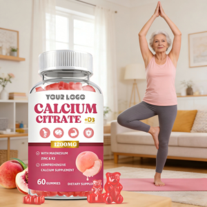 Suplemento Mayorista para Fortalecer los Dientes, Gomitas de Citrato de <span class=keywords><strong>Calcio</strong></span> con <span class=keywords><strong>Magnesio</strong></span> para la Salud Ósea <span class=keywords><strong>y</strong></span> Muscular de Personas Mayores - Product Image 1