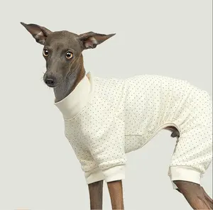 Qiqu Pet Supplies Custom Butter Pillow Whole Grain for Italian greyhound clothes whippet iggy galgo Jumpsuit Jumper dog pajamas