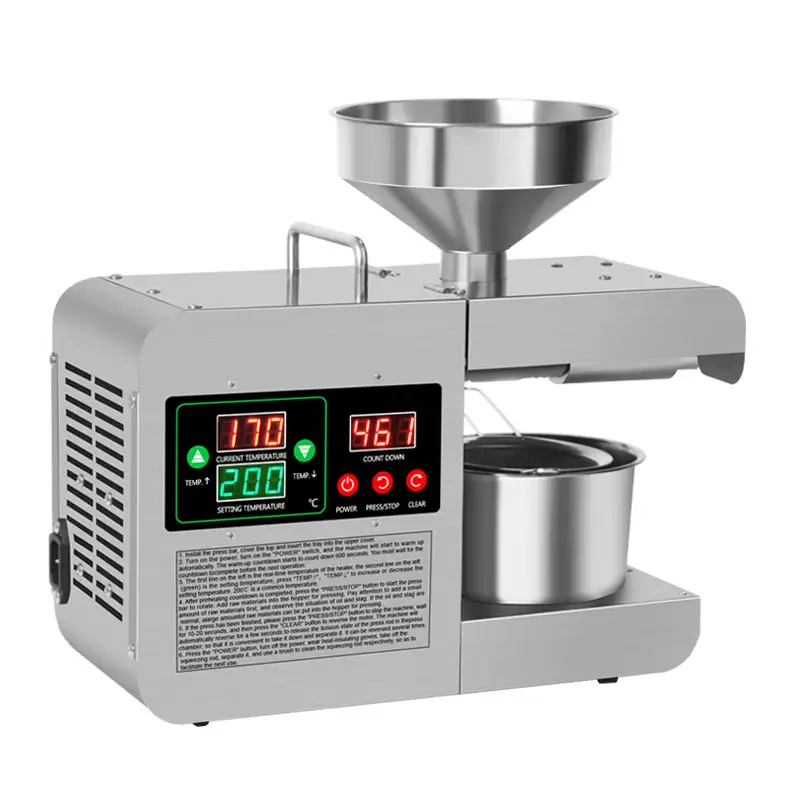 HOT SELLING Professional Home Use Hot/cold Peanut Oil Press Machine Automatic Machine Coconut Oil Making Machine Provided