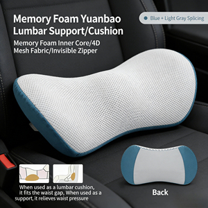 <span class=keywords><strong>Coussin</strong></span> <span class=keywords><strong>de</strong></span> soutien lombaire pour chaises <span class=keywords><strong>de</strong></span> bureau, anti-cyphose, ergonomique en U, pour dossier <span class=keywords><strong>de</strong></span> voiture, en matériaux mélangés, idéal pour l'été - Product Image 5