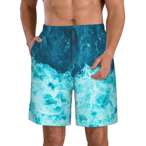 Lightweight 100% Polyester Sporty Summer Outdoor Board Shorts Breathable Quick Dry Customized <b>Men</b> Swim <b>Trunks</b> - Product Image 3