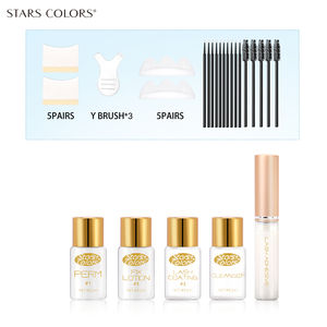 Kit per Permanente e <span class=keywords><strong>Laminazione</strong></span> <span class=keywords><strong>Ciglia</strong></span> Stars Colors, Soluzioni per Lifting <span class=keywords><strong>Ciglia</strong></span>, Produttore di Kit Neri con Etichetta Privata - Product Image 3