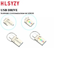 Memoria USB Tipo C Metálica en Oferta, Unidad Flash USB C 2.0/3.0, Mini Memoria USB Metálica de 4GB 128GB 256GB OTG
