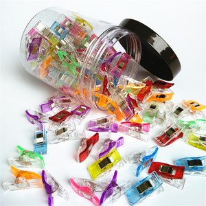 <span class=keywords><strong>Clips</strong></span> de Costura de Alta Calidad, 100 Piezas, Plástico Transparente, Colores Surtidos, <span class=keywords><strong>Clips</strong></span> de Plástico, <span class=keywords><strong>Clips</strong></span> de Costura Wonder Clip - Product Image 3