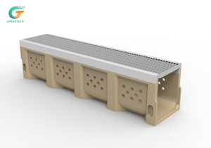 En1433 ngoài trời nước mưa rãnh cống máng xối 150 mét u-hình dạng Polymer bê tông thoát nước kênh - Product Image 3